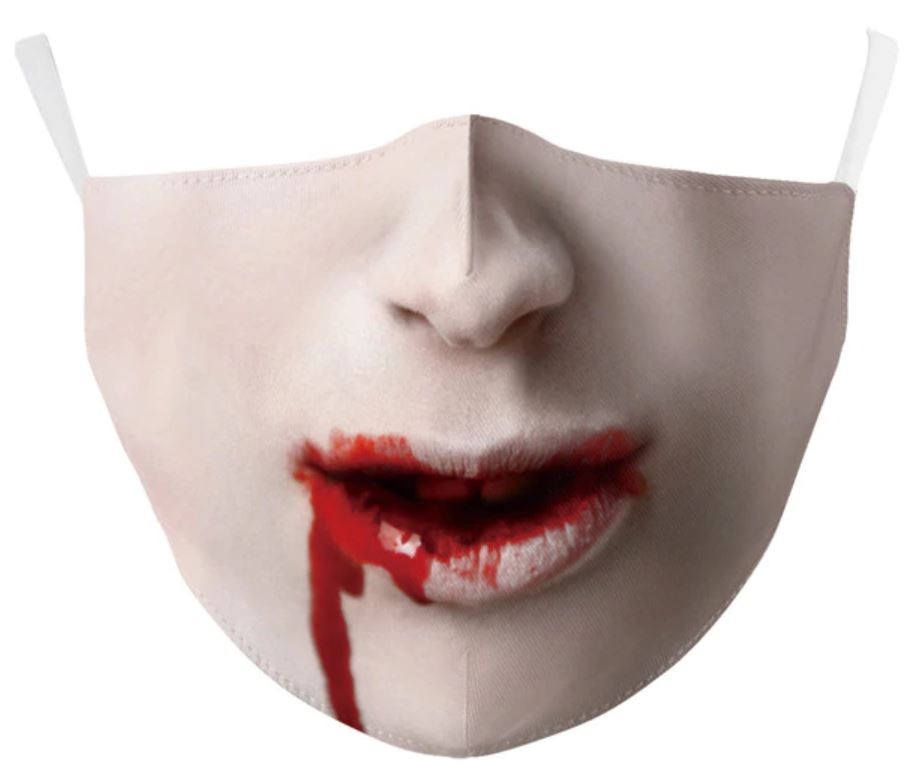怖い吸血鬼のフェイスマスク