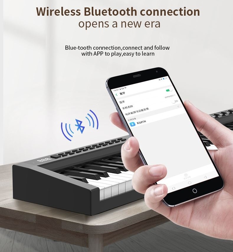 デジタルピアノBluetoothスマートフォン