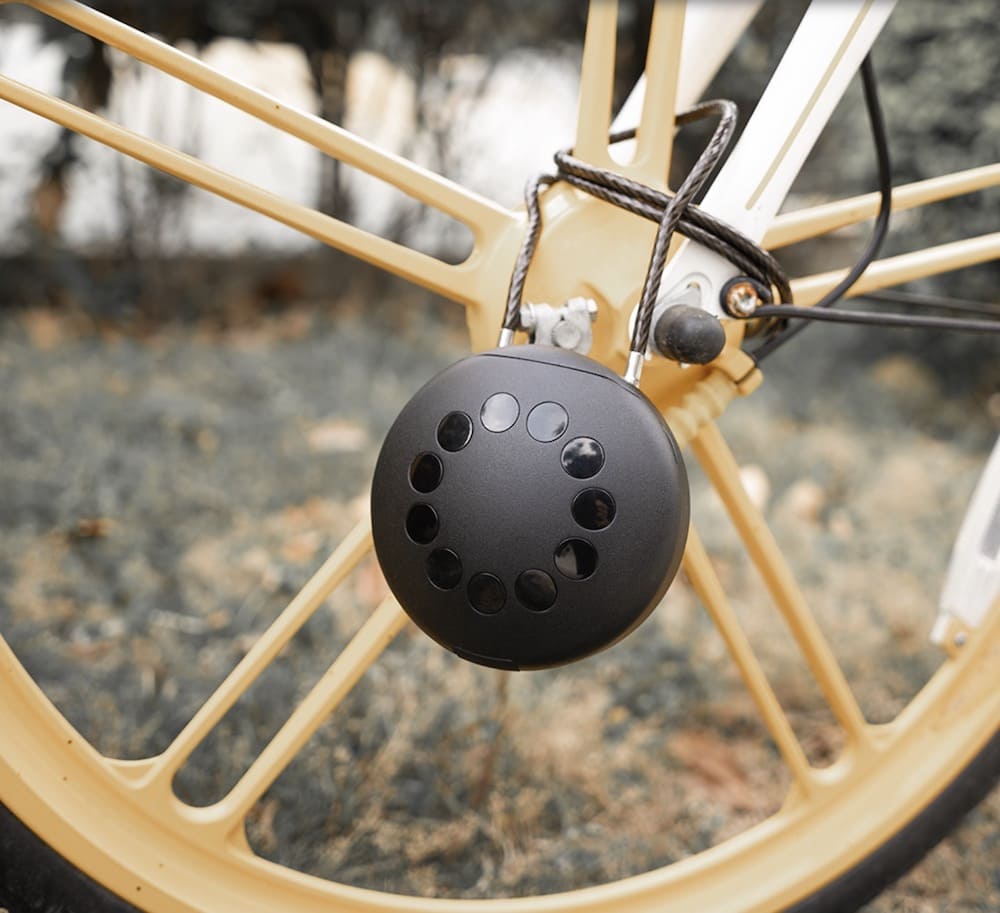 自転車ロック キー付きセキュリティボックス