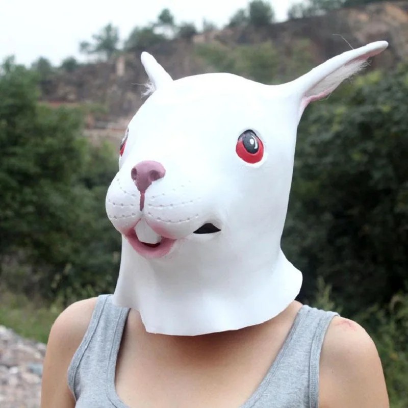 ウサギ - カーニバルマスク、フェイスマスクラテックスシリコン