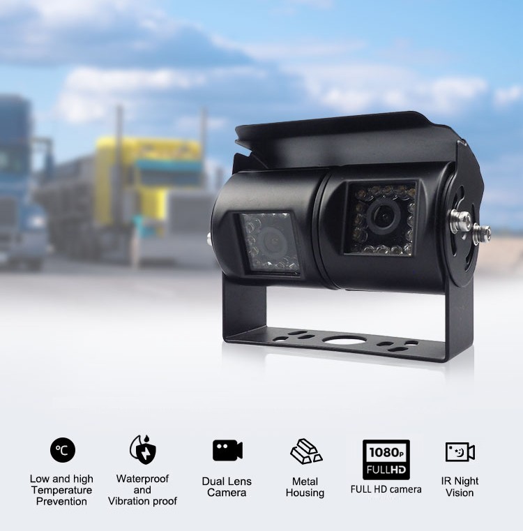 輸送、貨物、または作業機械用の高品質デュアルカメラ
