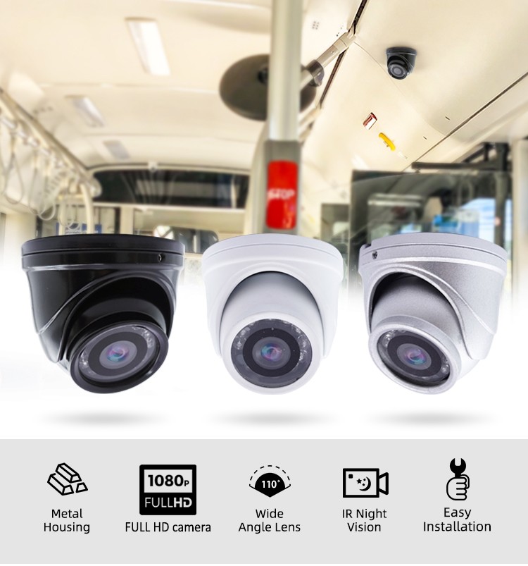 FULL HD カーカメラ AHD 3.6mm レンズ + 12 個の IR LED とフィルター