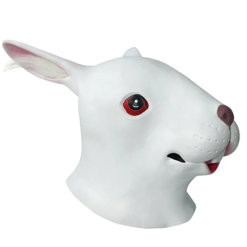 ウサギのシリコン製フェイス＆ヘッドマスク