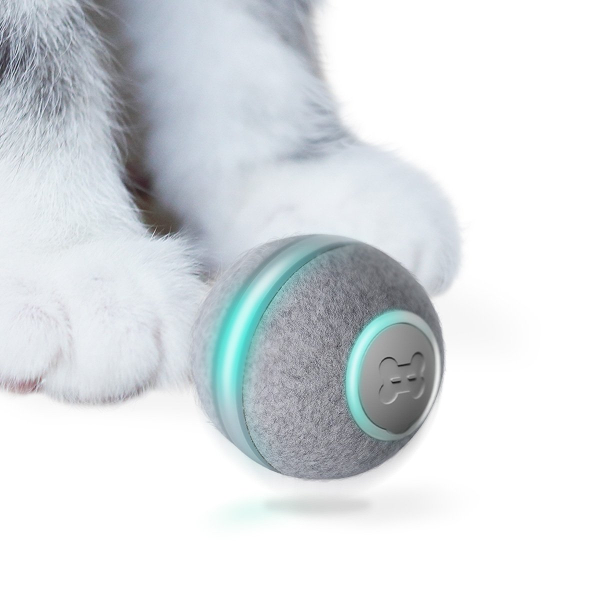 猫用自動玩具-チアブルボール