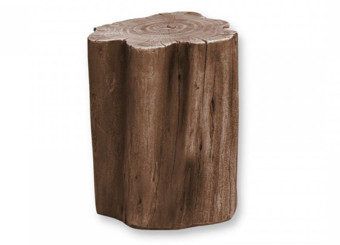 コンクリートの木の切り株木材イミテーション ブラウン色