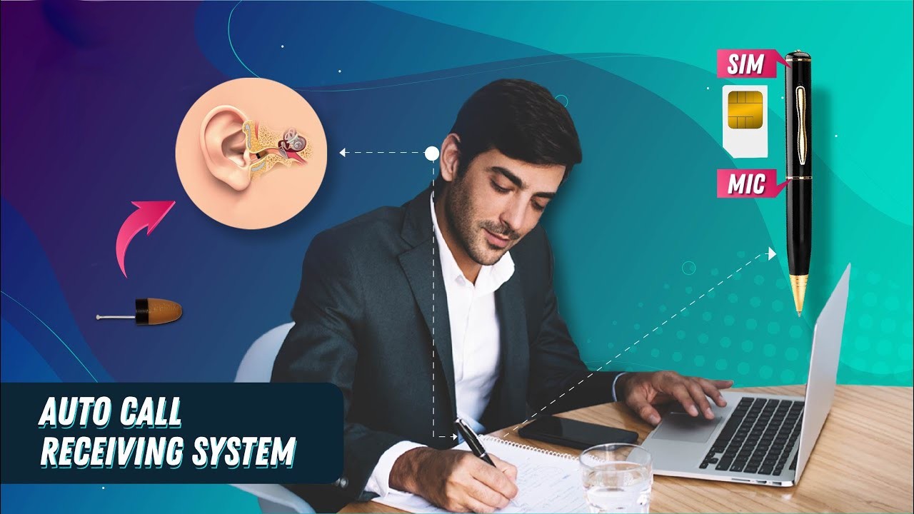 試験では見えない耳の中で最小の補聴器をスパイ