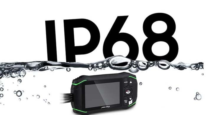 IP68保護-オートバイの防水+防塵カメラ