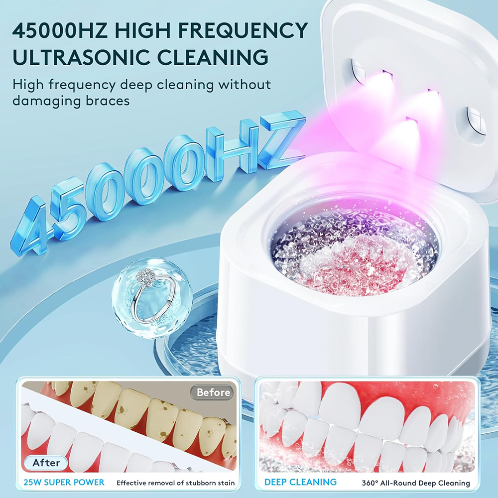 義歯洗浄剤 - ブラシ洗浄、義歯器具ソニックリテーナークリーナー