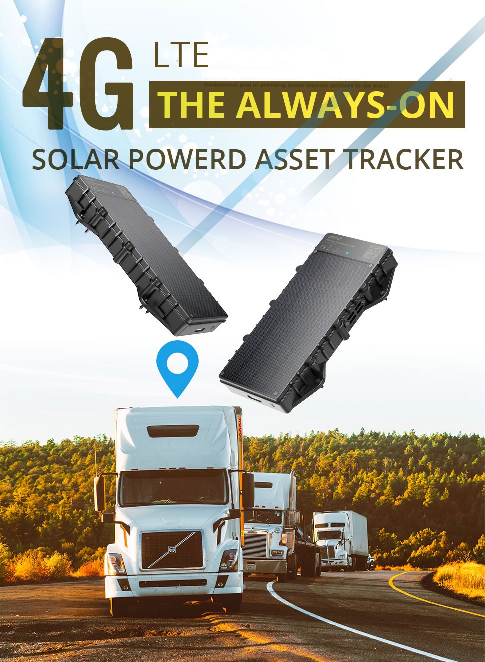 ソーラー GPS ロケーター トラッカー 4g GPS