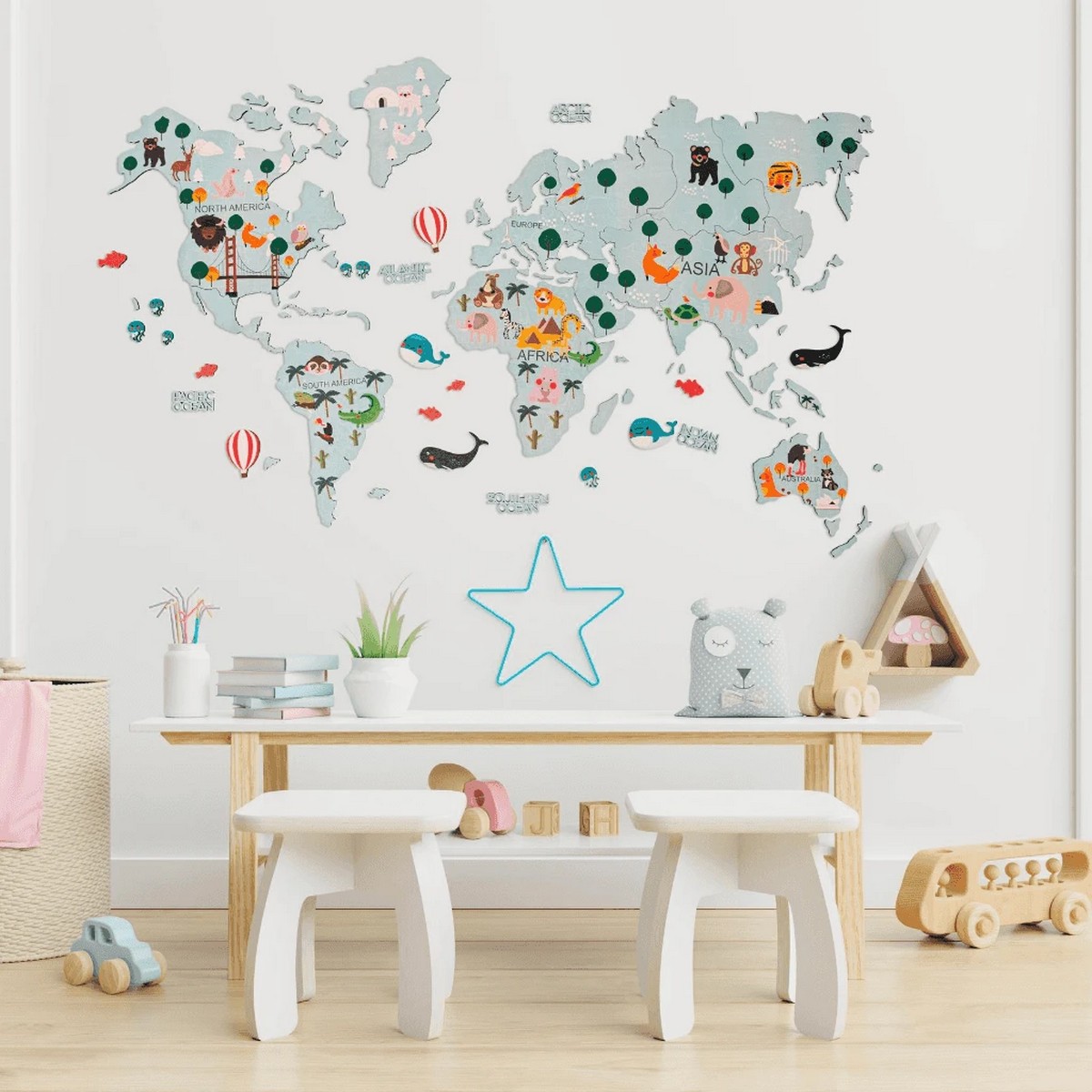 子供のための世界地図