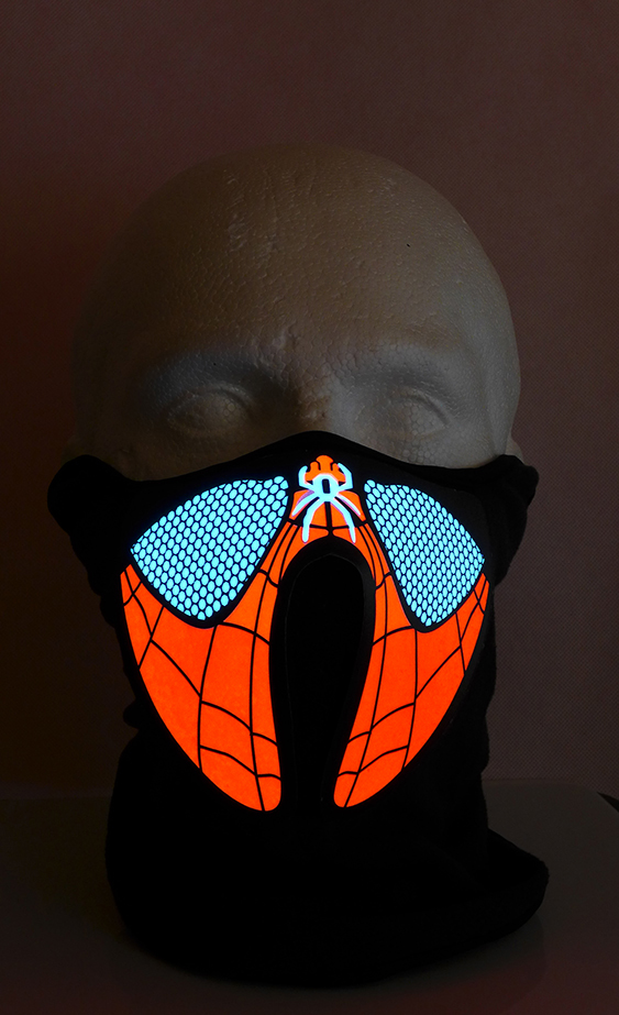 スパイダーマンledマスク