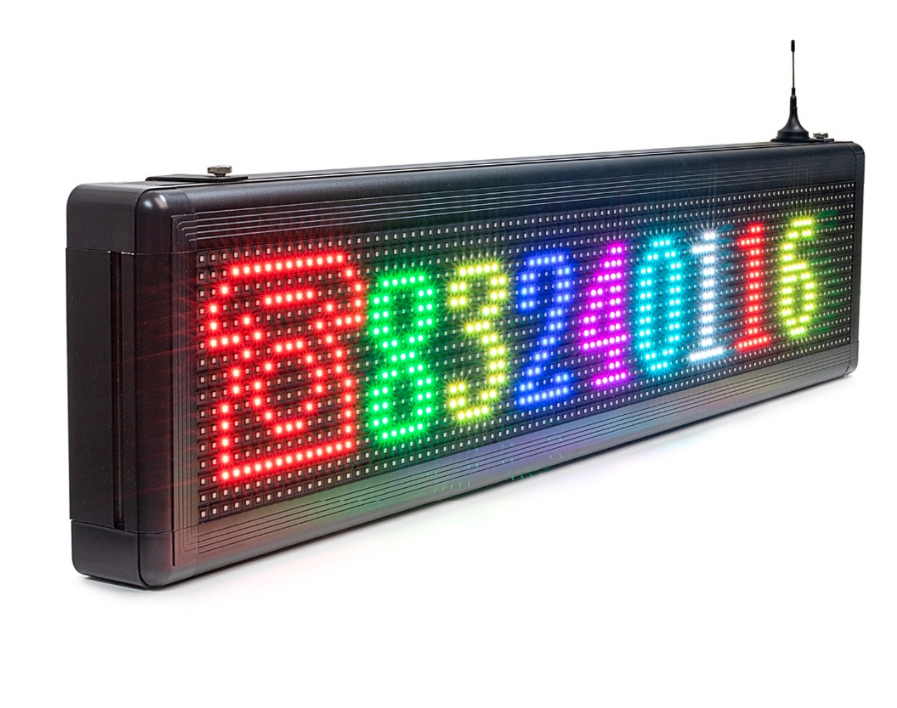 屋外のWiFi LED RGB情報パネル