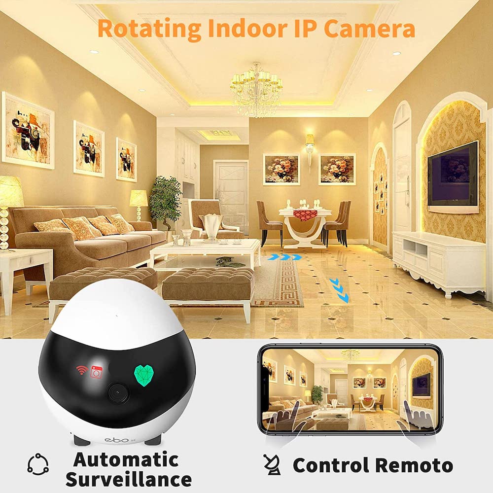 家、アパート、不動産のロボットセキュリティ保護、ライブP2P監視