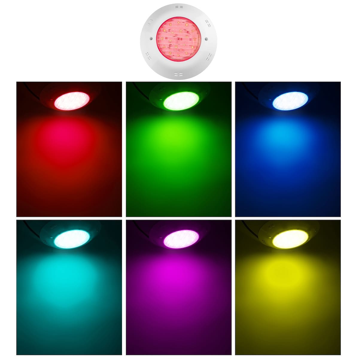 プール用防水 LED ライト、カラフルな RGB プール照明
