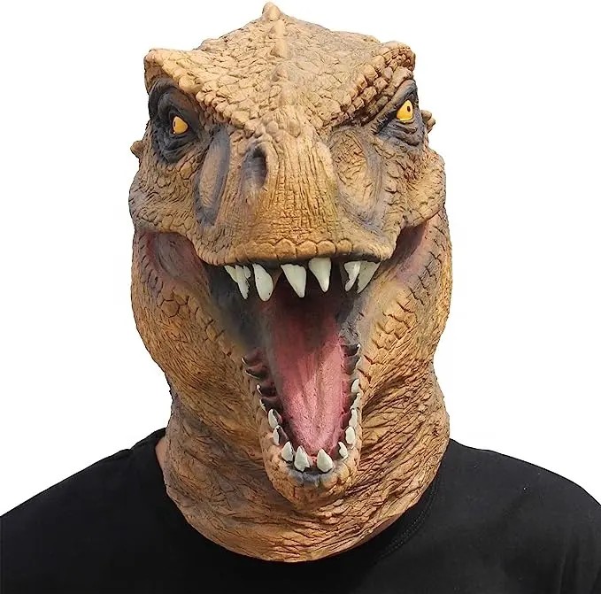 恐竜マスク - ジュラシックパークマスクフェイス（ヘッドマスク）