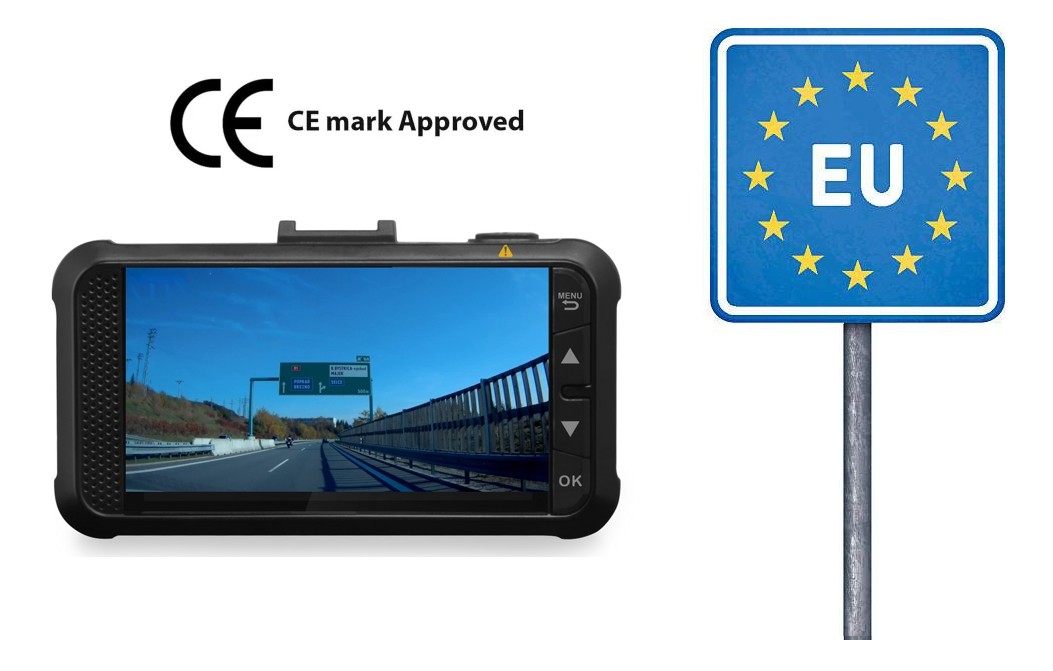 EUの認定カーカメラダッシュカムdod gs980d