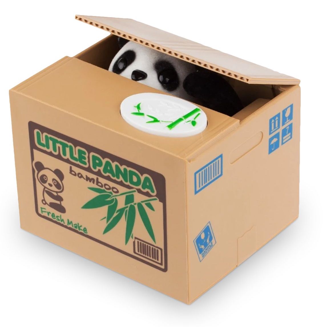 小銭BOX PANDAの形をした電子マネーボックス